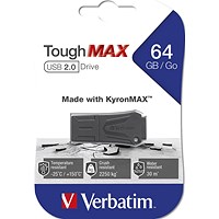 Verbatim ToughMAX USB 2.0 Flash Drive, 64GB Verbatim ToughMAX USB 2.0 Flash Drive, 64GB