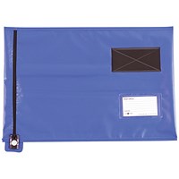 GoSecure A3 Lightweight Security Pouch, 360x470mm, Blue GoSecure A3 Lightweight Security Pouch, 360x470mm, Blue