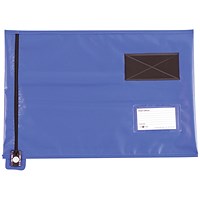 Go Secure Lightweight Security Pouch, A3, 360x470mm, Blue