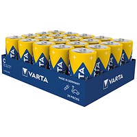 Varta Industrial Pro C Alkaline Batteries, Pack of 20