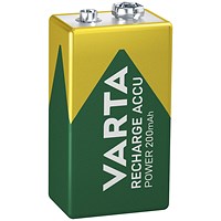Varta 9V Rechargeable Accu Battery