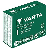 Varta AAA Rechargeable Batteries, Pack of 10