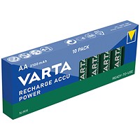 Varta Rechargeable Batteries AA 2100mAh (Pack of 10)