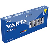 Varta Energy AAA Batteries, Pack of 10