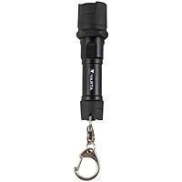 Varta Indestructible Key Chain LED Mini Torch, 3.5 Hours Run Time, 1 x AAA Battery, Black