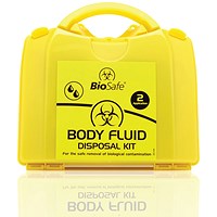 Wallace Cameron Biosafe Body Fluid Clean-Up Kit Yellow