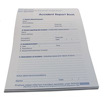 Wallace Cameron Accident Report Book