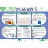 Wallace Cameron Health and Safety At Work Poster Laminated Wall-mountable W590xH420mm