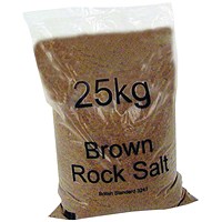Winter Dry Brown Rock Salt 25kg