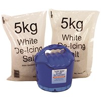 Handheld Salt Shaker and 2xBags of White Salt 5kg