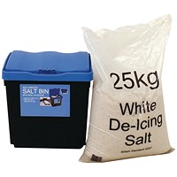 30 Litre Grit Bin and 25kg Salt Kit