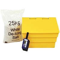 50 Litre Grit Bin and 25kg Salt Kit
