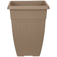 Whitefurze 42cm Tall Athens Planter, Taupe