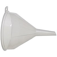 Whitefurze Plastic Funnel 180mm Pack of 40