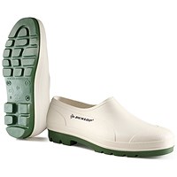 Dunlop Wellie Shoes, White, 10.5
