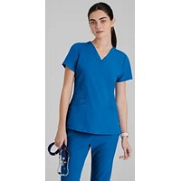 Barco One Pulse Scrub Top, Royal Blue, Medium