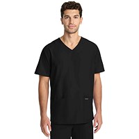 Cherokee Originals Ultra Female V-neck Scrub Top, Black, Large