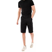 Work in Style Classic Work Shorts, Black, 46