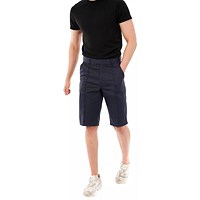 Work in Style Classic Work Shorts, Navy Blue, 38