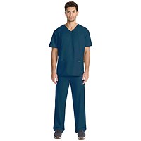 Cherokee Originals Ultra Female V-neck Scrub Top, Caribbean Blue, 3XL