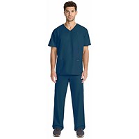 Cherokee Originals Ultra Female V-neck Scrub Top, Caribbean Blue, Large