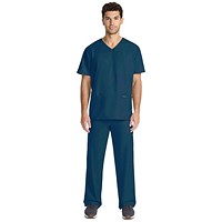 Cherokee Originals Ultra Female V-neck Scrub Top, Caribbean Blue, XS