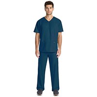 Cherokee Originals Ultra Female V-neck Scrub Top, Caribbean Blue, 2XS