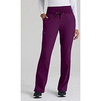 Barco One Stride Scrub Trousers, Wine Red, Medium, Tall Leg