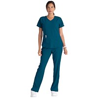 Skechers SK101 Breeze Female Scrub Top, Bahama, Size XS