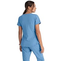 Skechers SK101 Breeze Female Scrub Top, Ceil, Size 2XS
