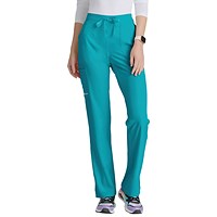 Skechers Female Reliance Mid-Rise Trousers, Teal Blue, XS