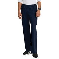 Skechers Unisex Drawcord Scrub Trousers, Navy, Medium