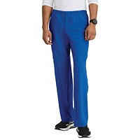 Skechers Unisex Drawcord Scrub Trousers, Royal Blue, 2XL