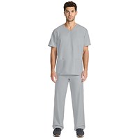Cherokee Originals Ultra Female V-neck Scrub Top, Grey, 3XL