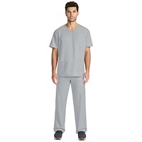 Cherokee Originals Ultra Female V-neck Scrub Top, Grey, XS
