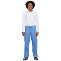 Cherokee 4100 Tall Leg Scrub Trousers, Ceil Blue, 2XL, Short Leg