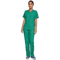 Cherokee Unisex Scrub Top, Surgical Green, 5XL