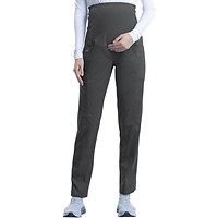 Cherokee WWE155 Revolution Maternity Trousers, Pewter, Size XXS