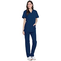 Dickies DKP520C Unisex Scrub Set Top and Trousers, Navy, Size XS
