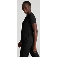 Skechers Slip-ins Serene Knit Scrub Top, Black, Small