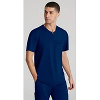 Skechers Slip-ins Flex Knit Scrub Top, Navy Blue, 5XL