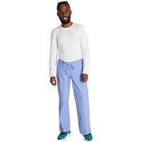 Dickies Signature Drawstring Scrub Bottoms, Ceil Blue, Medium