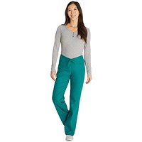 Dickies Signature Drawstring Scrub Bottoms, Hunter Green, Small