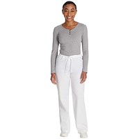 Dickies Signature Drawstring Scrub Bottoms, White, 2XL