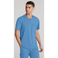 Skechers Slip-ins Flex Knit Scrub Top, Ceil Blue, 5XL