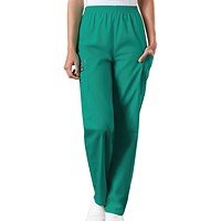 Cherokee CH4200 Elasticated Scrub Trousers, Surgical Green, Size XL