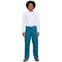 Cherokee Unisex Drawstring Scrub Trousers, Caribbean Blue, 2XL