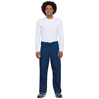 Cherokee Unisex Drawstring Scrub Trousers, Navy, 2XS