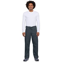 Cherokee Unisex Drawstring Scrub Trousers, Pewter, 2XL