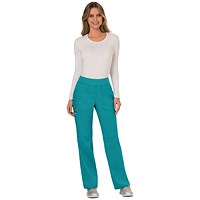 Cherokee Revolution Female Cargo Trousers, Teal Blue, Small